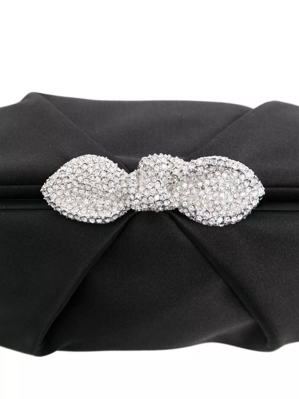 Affordable Aquazzura Very Bow Tie Crystal clutch bag Women 0127