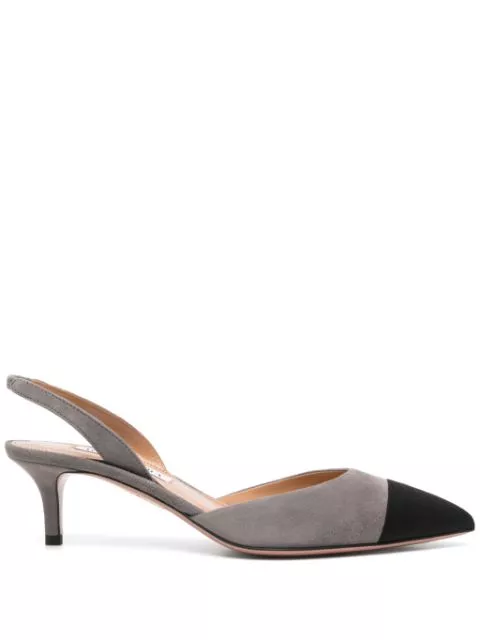 Aquazzura 50mm Milanese slingback pumps Women 0113