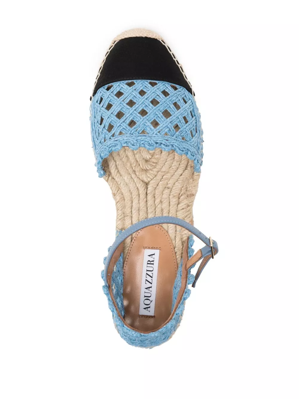 Cheap Aquazzura Sunburst crochet-knit espadrilles Women 0128