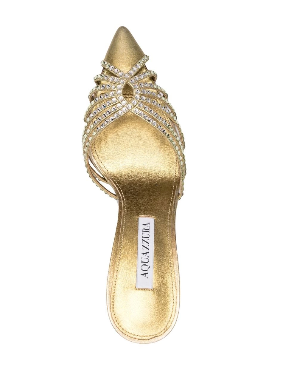 Affordable 85mm Women embellished Flow Aquazzura mules 0217