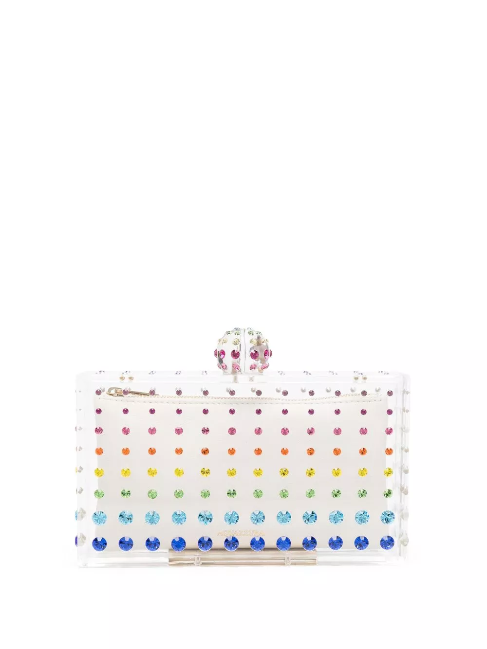 Cheap Aquazzura Tequila transparent clutch bag Women 0206