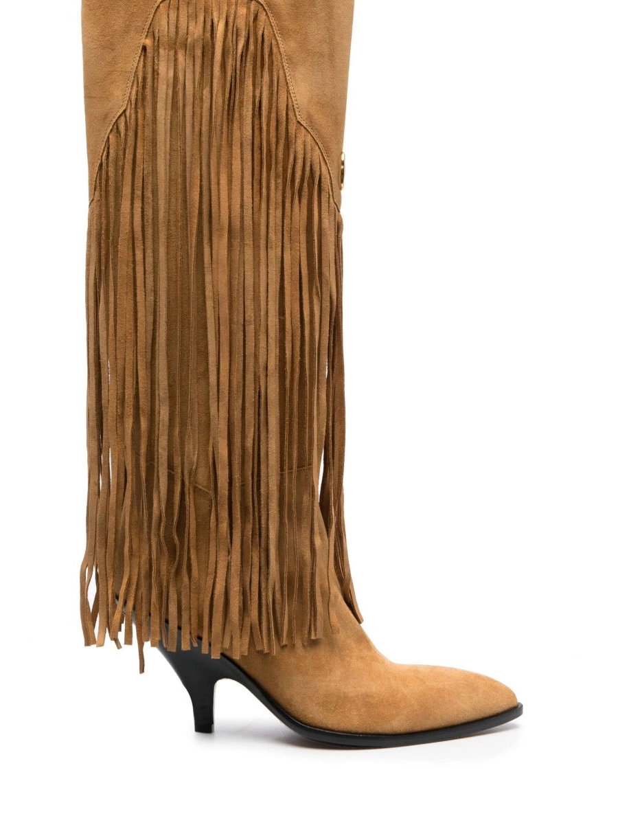 Cheap boots Women suede Aquazzura fringed 0219