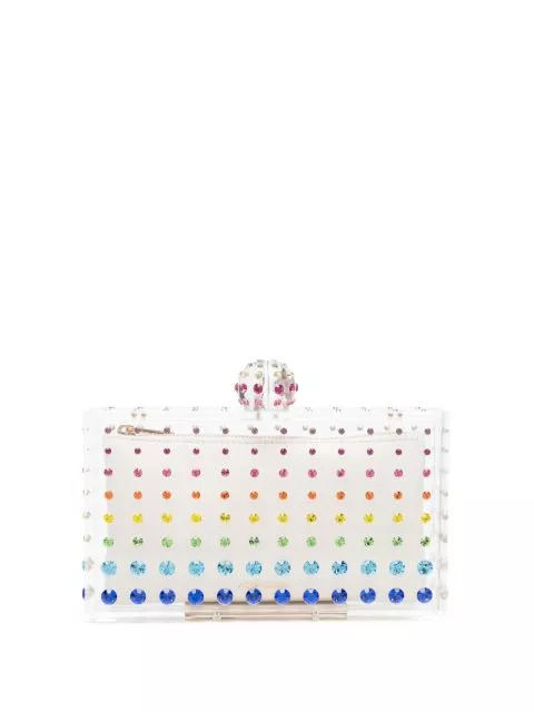 Cheap Aquazzura Tequila transparent clutch bag Women 0206