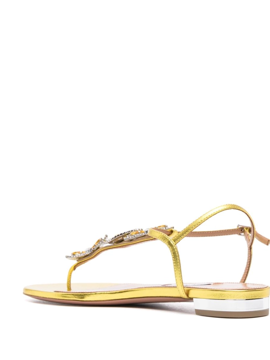 Affordable Aquazzura Gin sandals metallic Women Tonic 0224