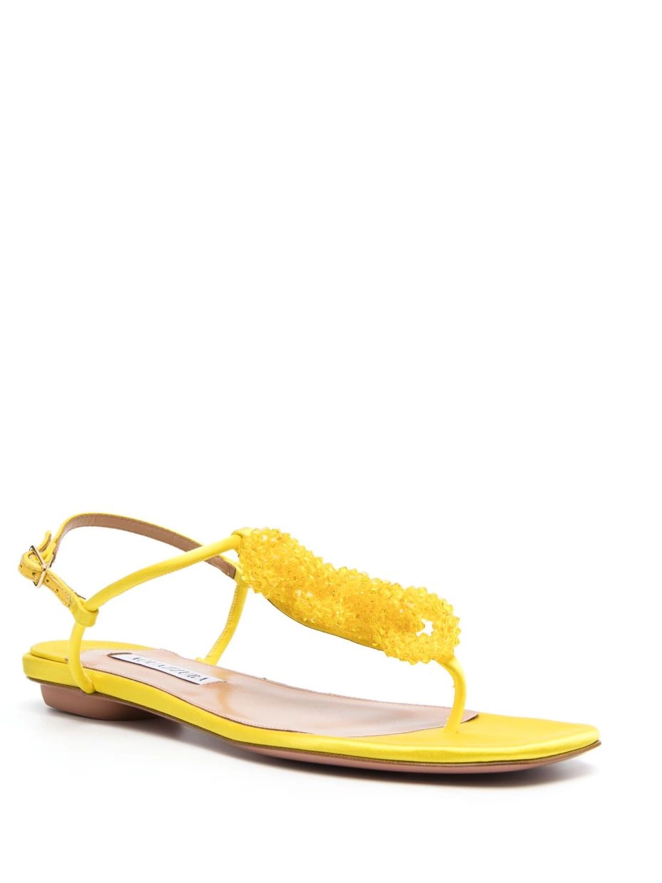 Affordable Chain of Women Love sandals flat Aquazzura 0210