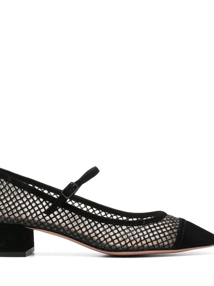 Affordable mesh-design 35mm Aquazzura pumps Women 0224