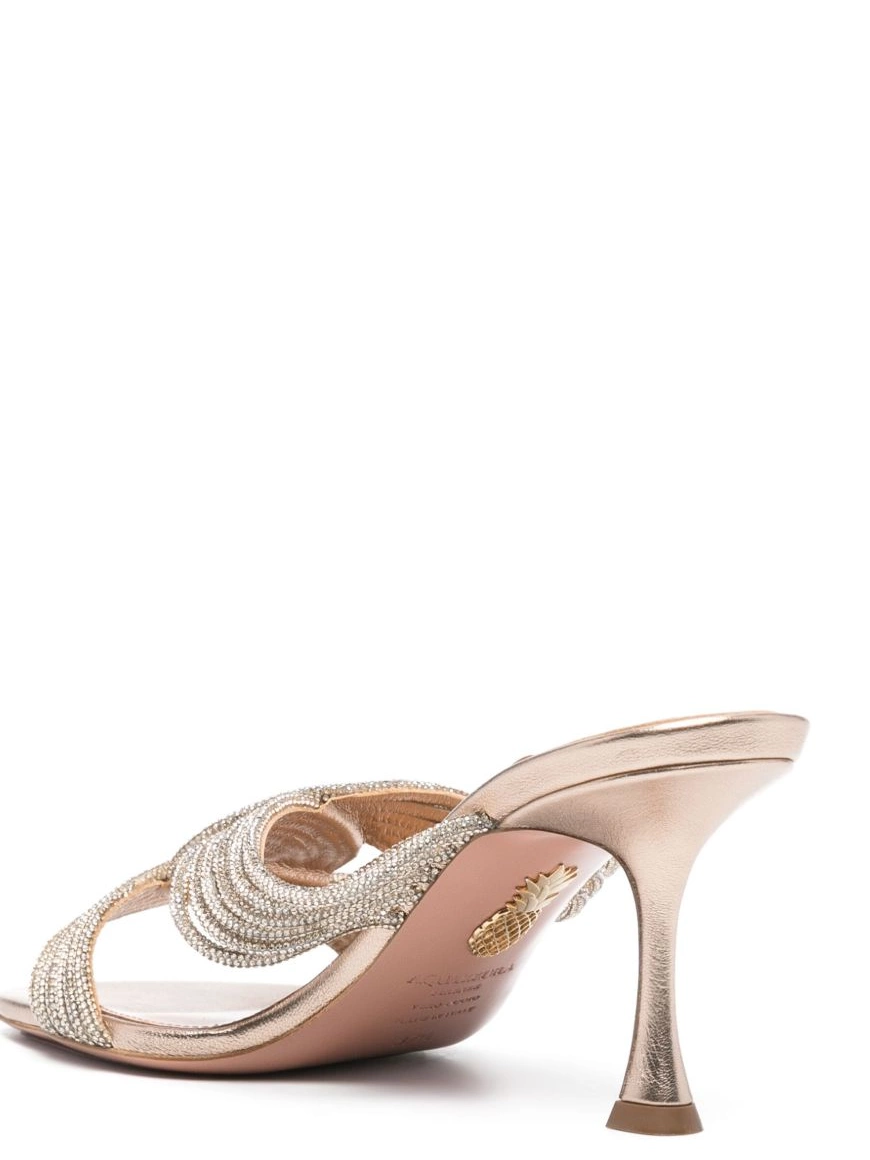 Affordable Women Aquazzura mules 75mm Gatsby 0223