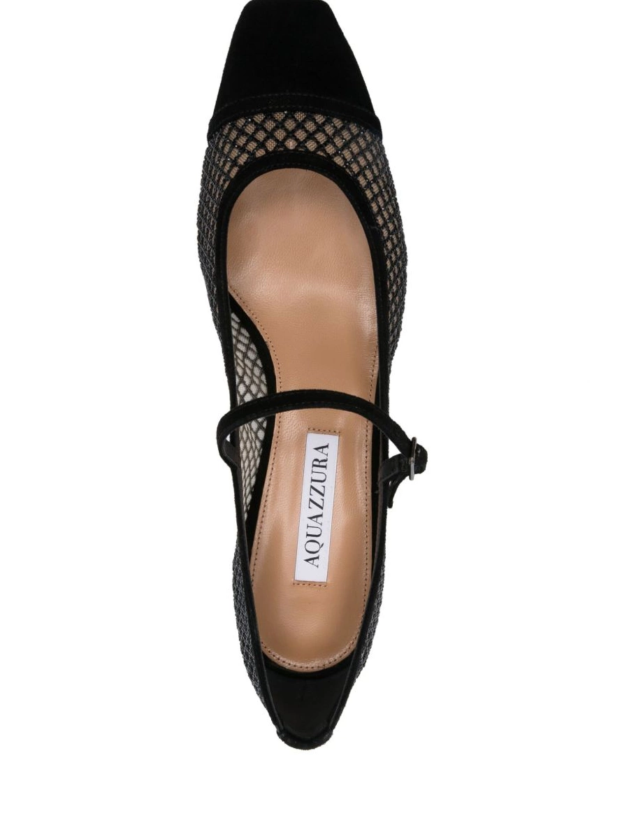 Affordable mesh-design 35mm Aquazzura pumps Women 0224