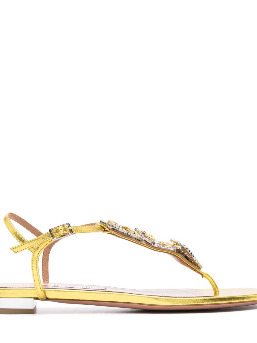 Affordable Women metallic sandals Gin Aquazzura Tonic 0213