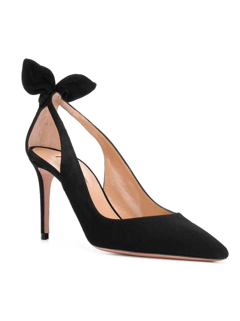 Affordable pumps Bow Women Tie 85mm Aquazzura 0216