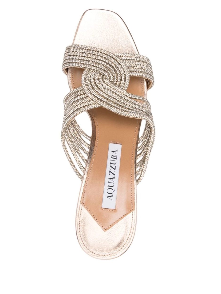 Affordable Women Aquazzura mules 75mm Gatsby 0223