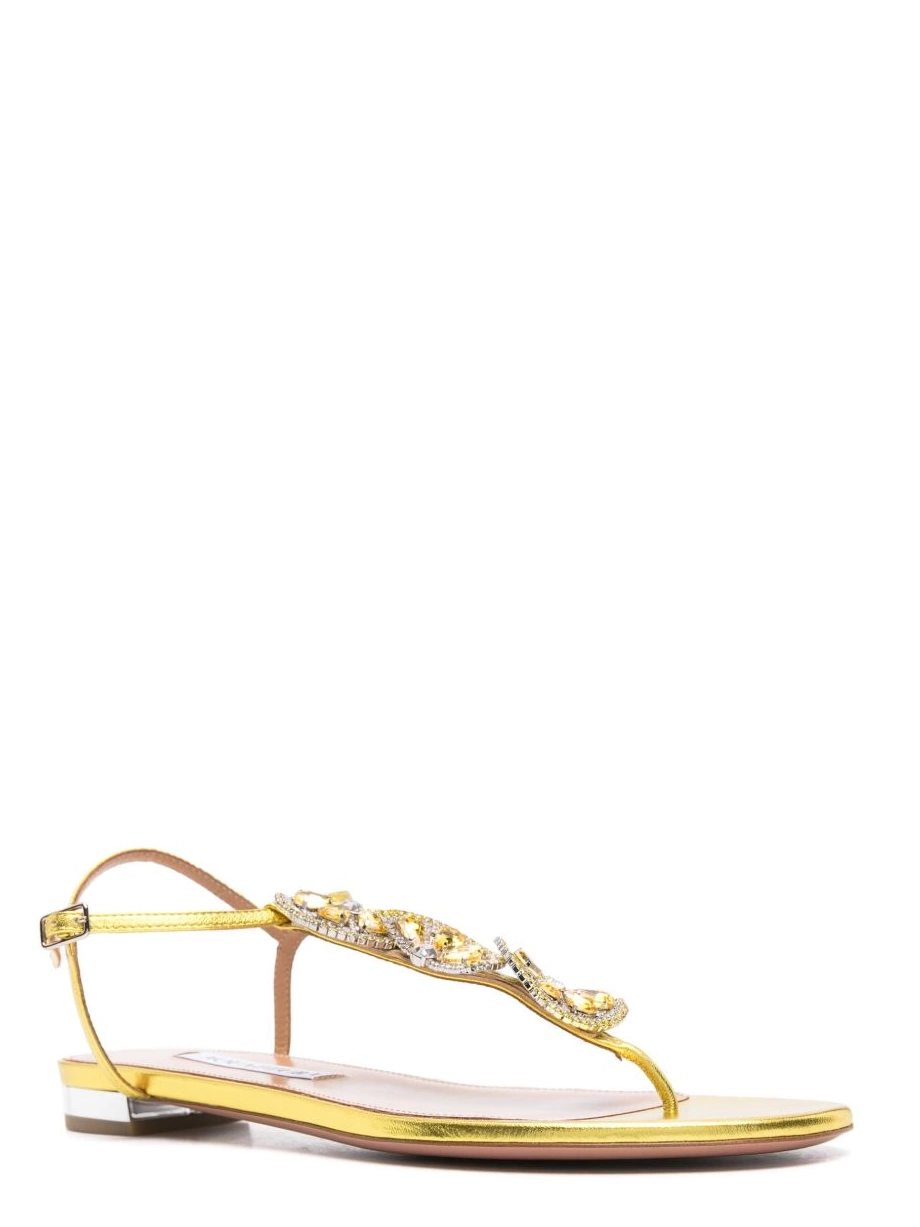 Affordable Women metallic sandals Gin Aquazzura Tonic 0213